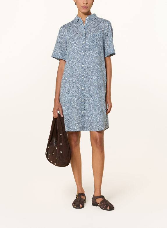 Marc O'Polo Shirt dress BLUE GRAY / WHITE