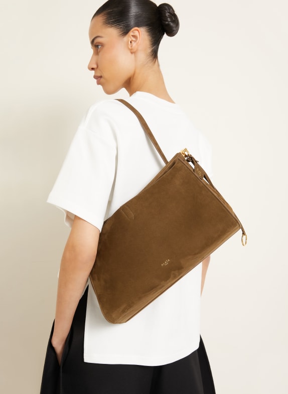 ALAÏA Handtas LE CLICK POCKET 35 BRUIN / GOUD