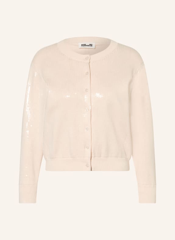 BAUM UND PFERDGARTEN Strickjacke CAYLEE mit Pailletten CREME
