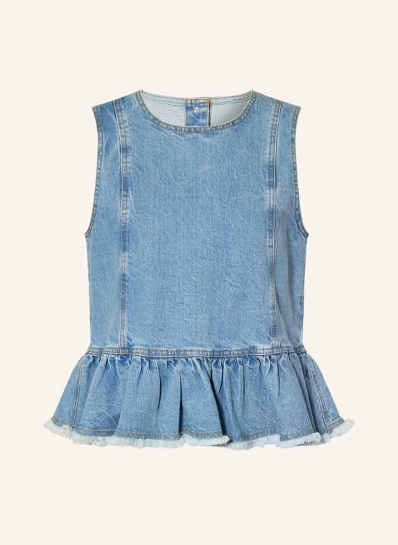 BAUM UND PFERDGARTEN Jeanstop MADINEL mit Rüschen BLAU