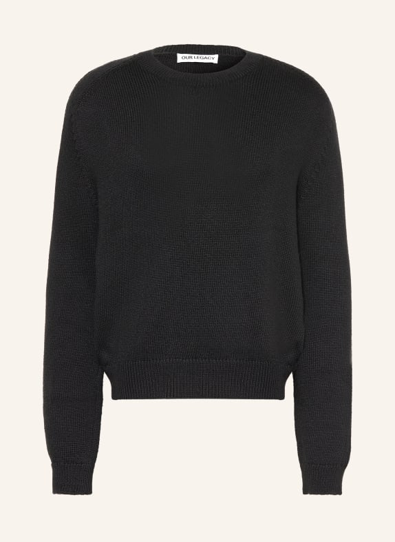 OUR LEGACY svetr ČERNÁ