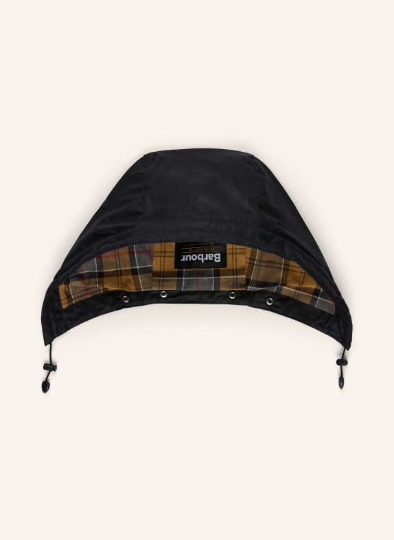 Barbour Capuchoninzetstuk WAX COTTON DONKERBLAUW