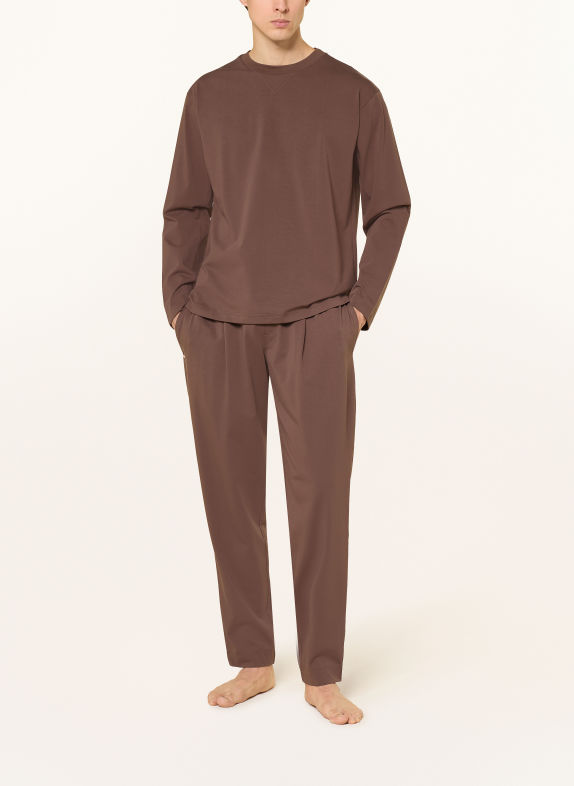 SCHIESSER Loungebroek MIX+RELAX BRUIN