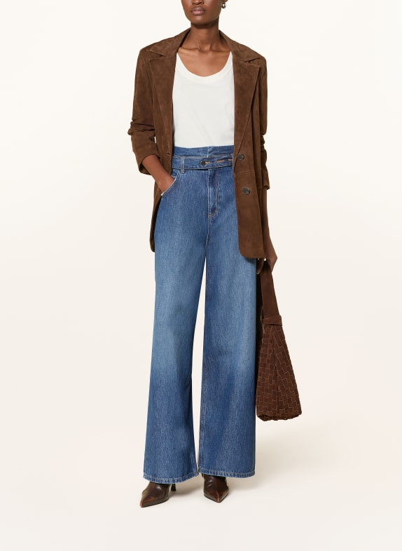 PNTS Wide Leg Jeans OVER THE TOP 15 MITTELBLAU