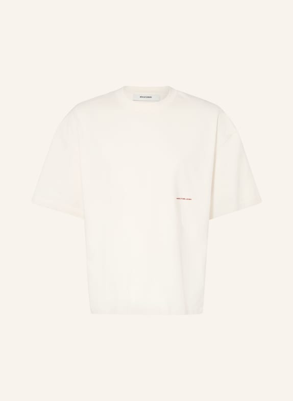 about:blank Oversized tričko KRÉMOVÁ / TMAVĚ ČERVENÁ