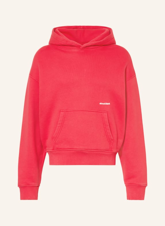 about:blank Hoodie RED / ECRU