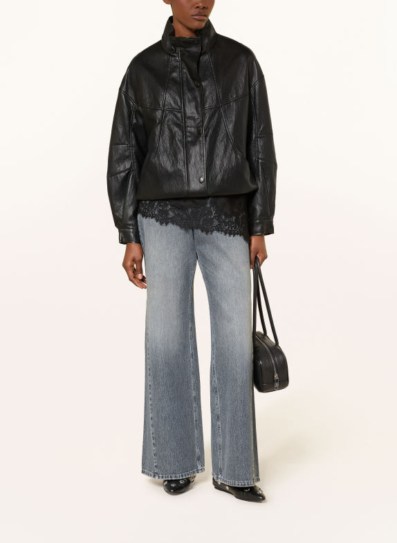 PNTS Bootcut-jeans OVER THE CUT 07 MITTELGRAU