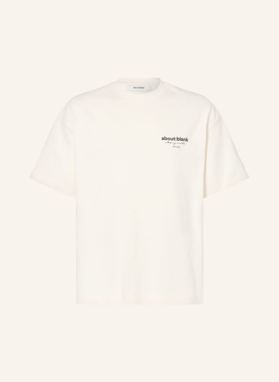 about:blank Oversized tričko KRÉMOVÁ / ČERNÁ