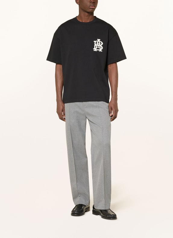 about:blank T-shirt ZWART / WIT