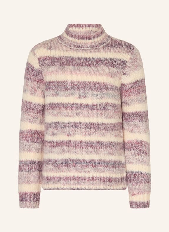 s.Oliver RED Sweaters LIGHT PURPLE / ECRU / DARK PURPLE