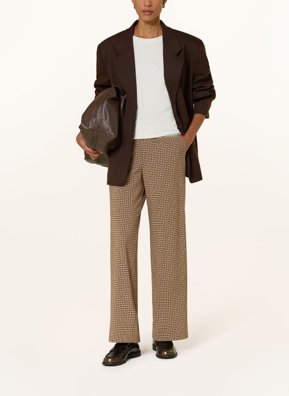 comma Marlene-broek LICHTBRUIN / CAMEL / MARRON FONCÉ