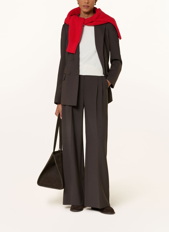 comma Marlene-broek MARRON FONCÉ