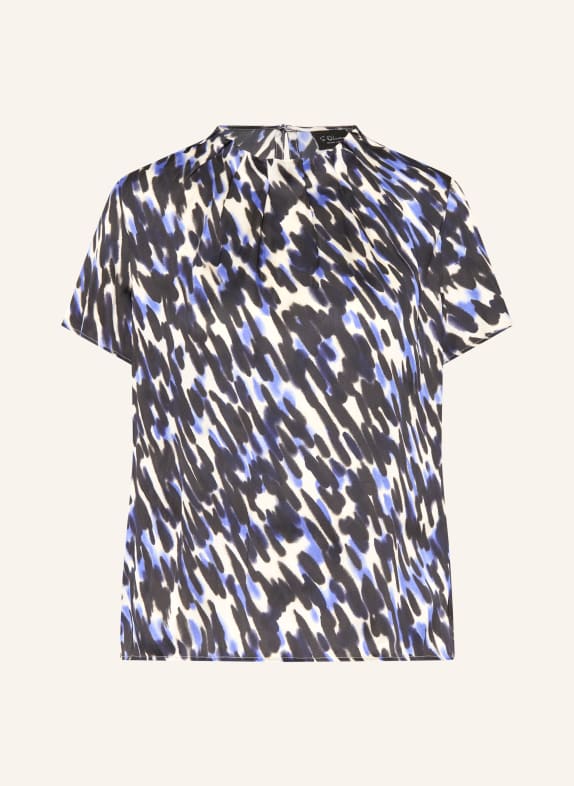 s.Oliver BLACK LABEL Blusenshirt SCHWARZ / BLAU / WEISS