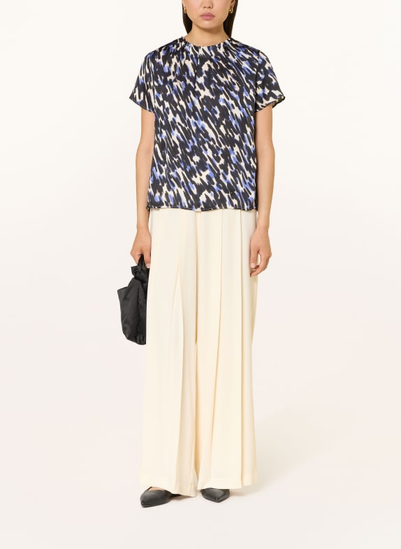 s.Oliver BLACK LABEL Blouse ZWART / BLAUW / WIT