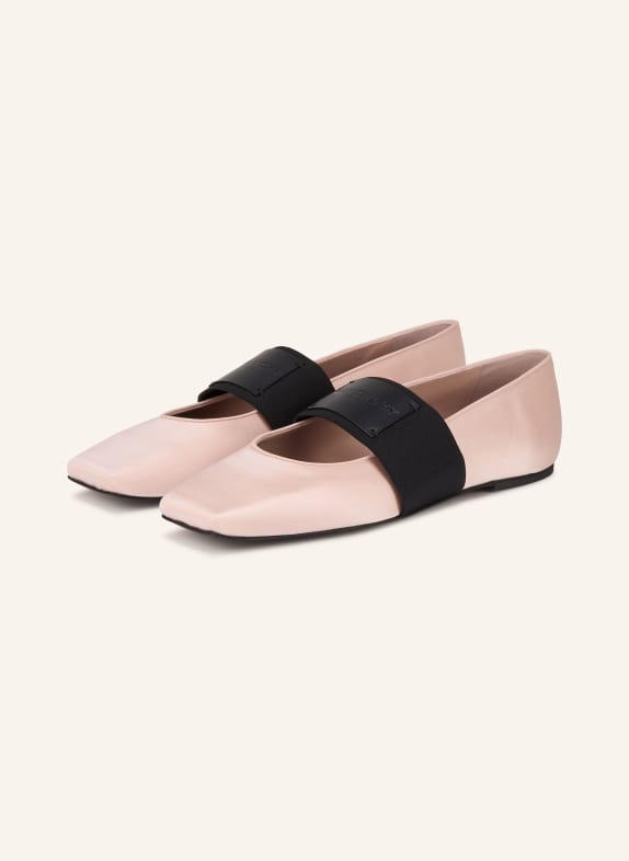 GIVENCHY Mary-Jane-Ballerinas HELLROSA / SCHWARZ