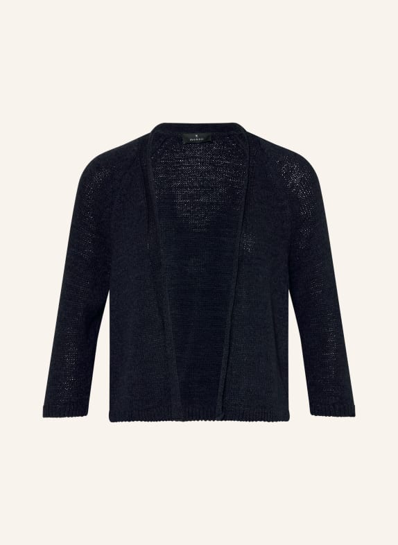 monari Pletený svetr s 3/4 rukávy TMAVĚ MODRÁ