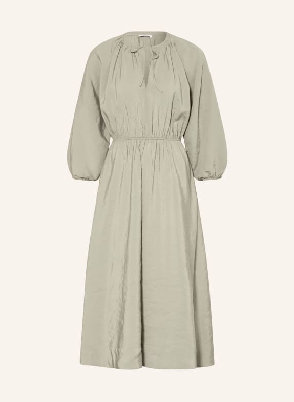 OPUS Šaty WORTY s 3/4 rukávy SVĚTLE ZELENÁ