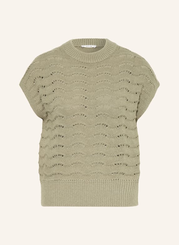 OPUS Blouse en maille PYDRA VERT CLAIR