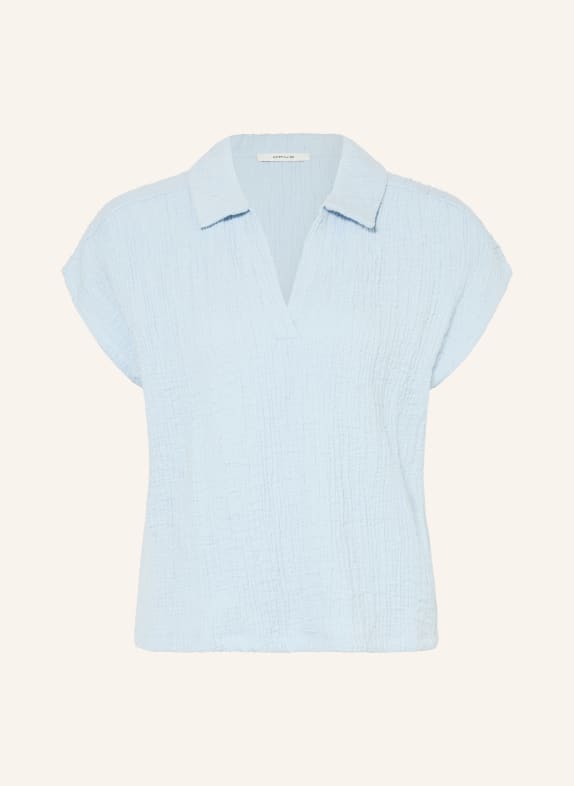 OPUS SANTOLINI Blouse Shirt in a Material Mix LIGHT BLUE
