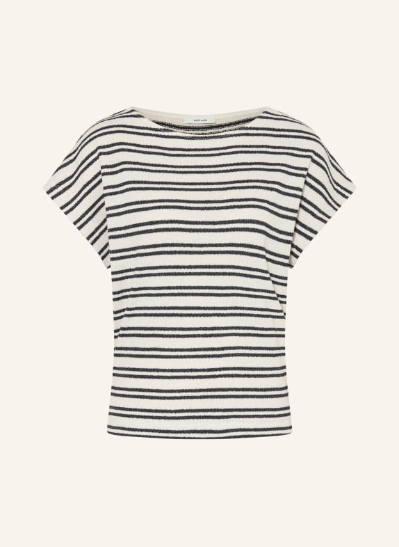 OPUS Sweter z dzianiny SOSTAL GRANATOWY / BEŻOWY