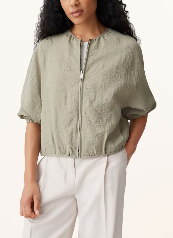 OPUS Kurtka JAROSA z rękawami 3/4 JASNOZIELONY