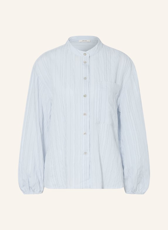 OPUS Bluse FLARIA HELLBLAU / SCHWARZ