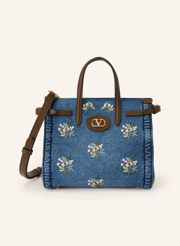 VALENTINO GARAVANI Schoudertas ANTIBES LICHTBLAUW / ROZE / LICHTGROEN