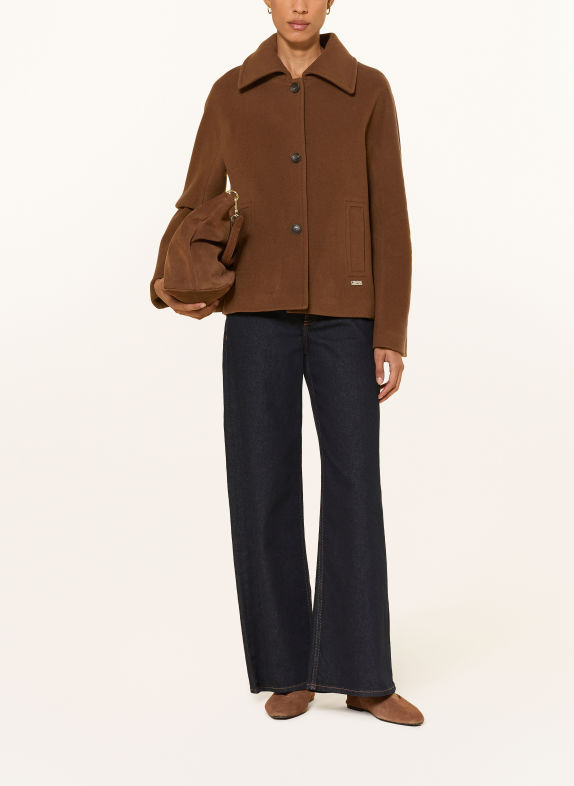 CINQUE Kastenjacke CIDALI BRAUN