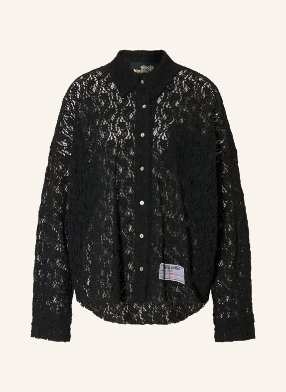 yippie hippie Chemisier en dentelle NOIR