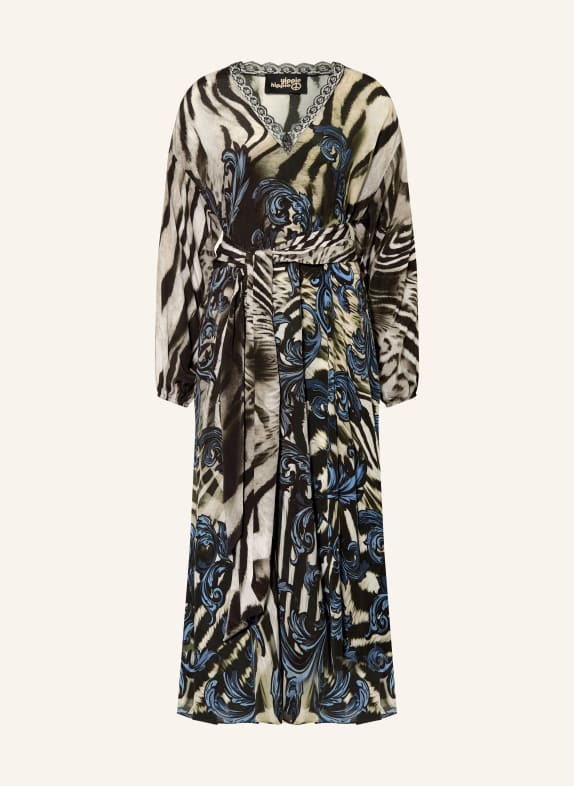 yippie hippie Kleid mit Spitze TAUPE / BLAU / SCHWARZ