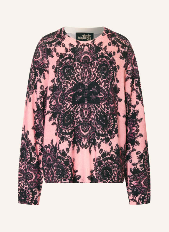 yippie hippie Pullover ROSA / SCHWARZ