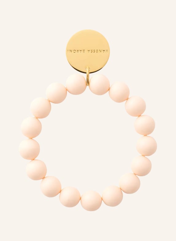 VANESSA BARONI MINI BEADS FLEX Bracelet ECRU / GOLD