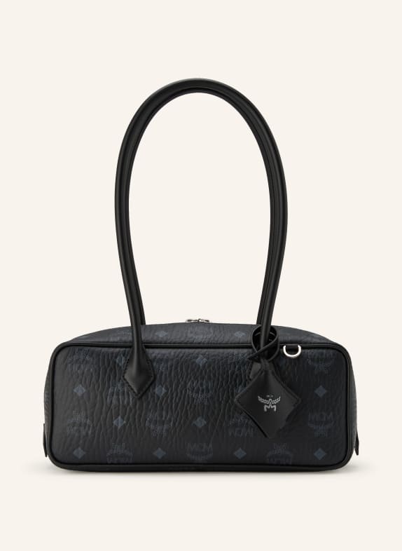 MCM Schultertasche AREN SMALL SCHWARZ / SILBER / DUNKELGRAU