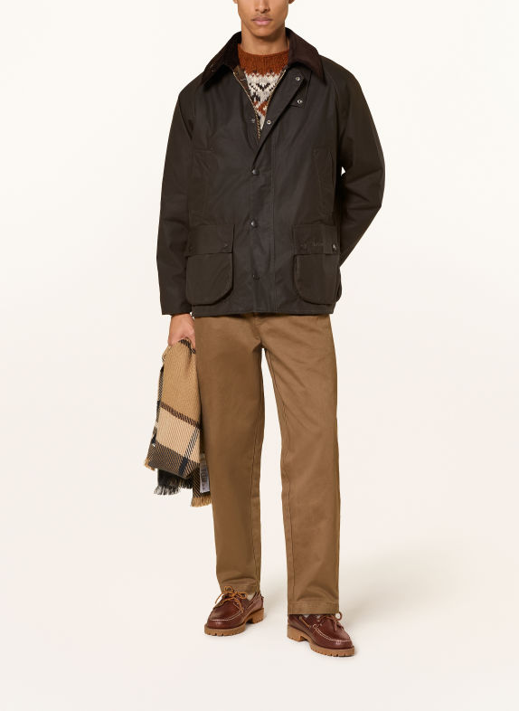 Barbour Fieldjacket BEDALE KHAKI / MØRKEBRUN