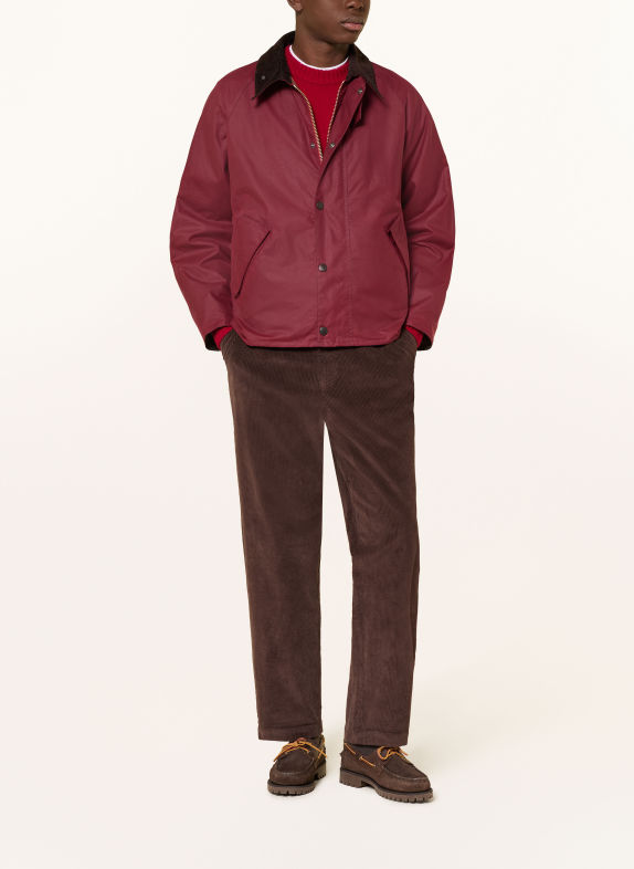 Barbour Jacke DUNKELROT / DUNKELBRAUN