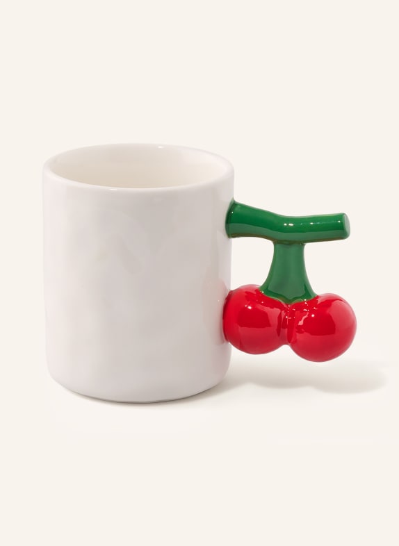 fluid MARKET CHERRY Mug CREAM / RED / GREEN