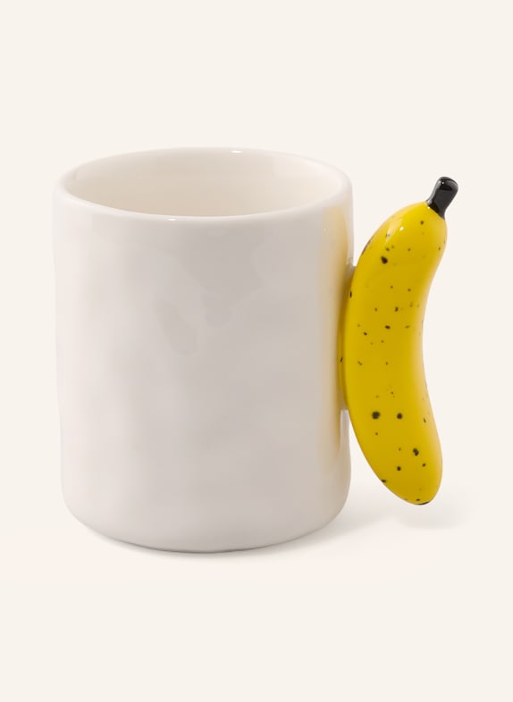 fluid MARKET Henkelbecher BANANA CREME / DUNKELBRAUN / DUNKELGELB