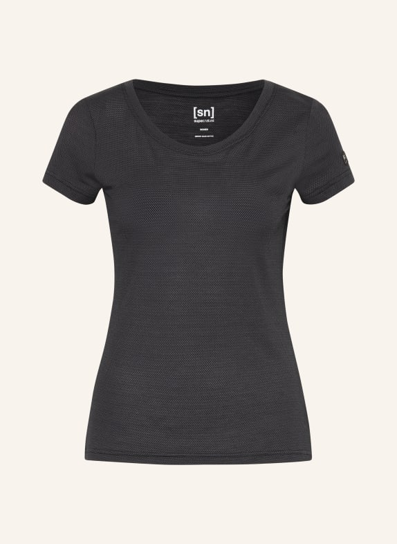 super.natural Funktionsshirt MIDSUMMER AIR SCHWARZ