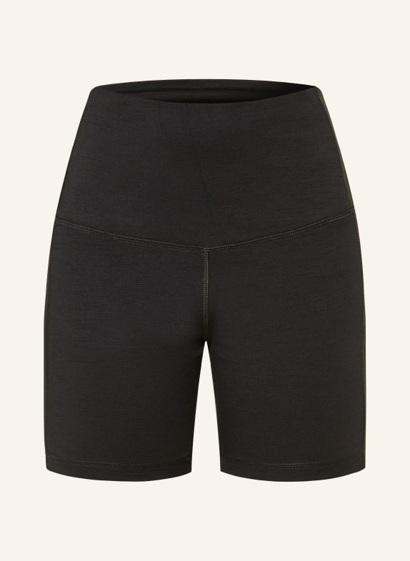 super.natural Tights LIQUID FLOW mit Merinowolle SCHWARZ