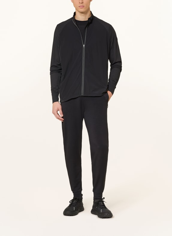 super.natural Hybride jas LIGHT AIR met merinowol ZWART
