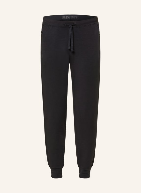 super.natural EVERYDAY Sweatpants with Merino Wool BLACK