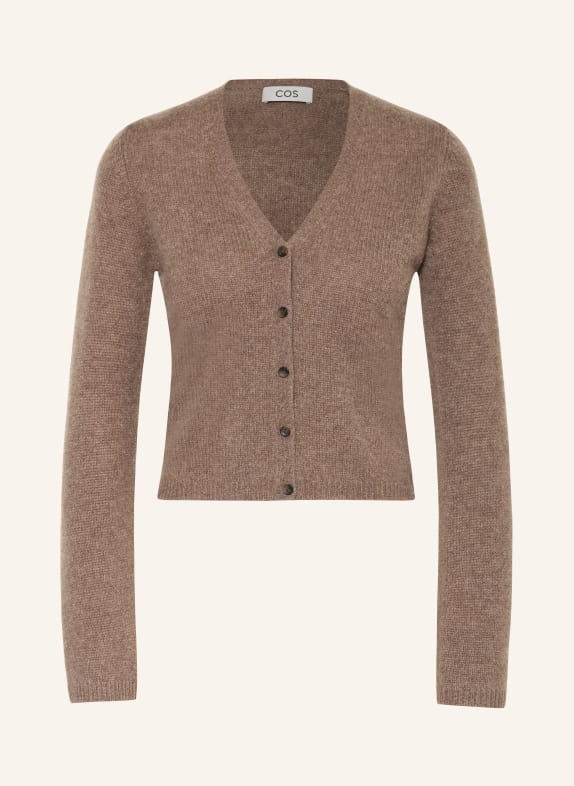 COS Strickjacke aus Cashmere TAUPE
