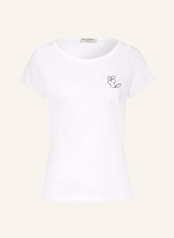 Marc O'Polo T-Shirt WEISS / SCHWARZ