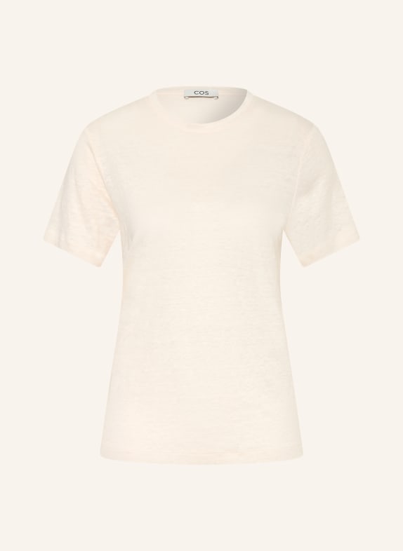 COS Linen T-shirt CREAM