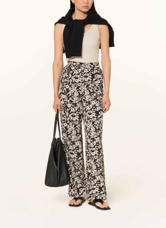 Marc O'Polo Marlene-broek ZWART / BEIGE