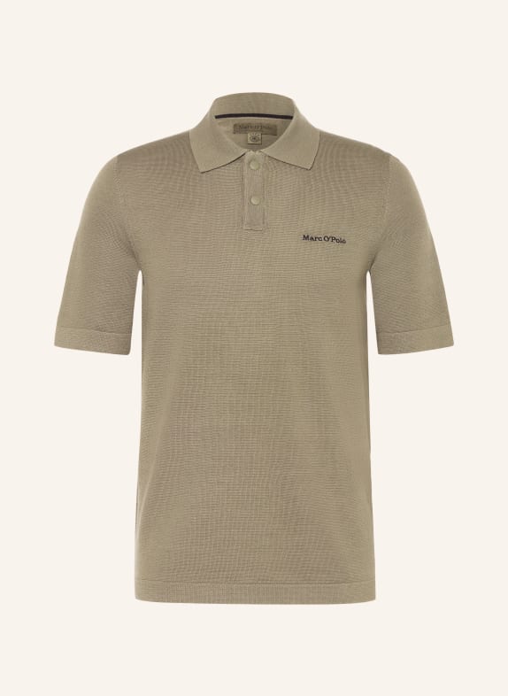 Marc O'Polo knitted polo shirt TAUPE