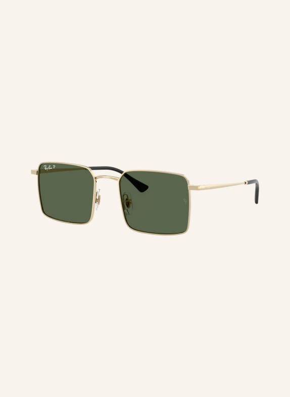 Ray-Ban Sonnenbrille RB3782 GOLD/ DUNKELGRÜN POLARISIERT