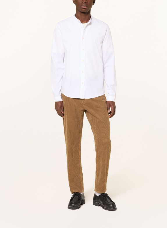ARMEDANGELS Hemd TOMAASAS Regular Fit mit Stehkragen WEISS