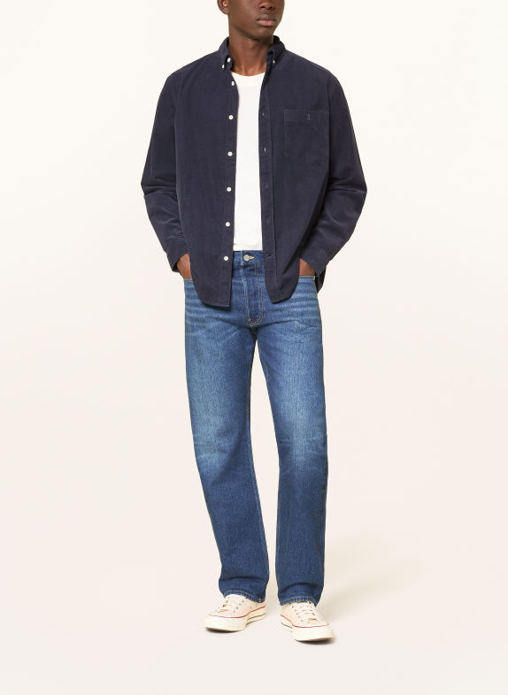 ARMEDANGELS Corduroy overhemd Regular Fit DONKERBLAUW