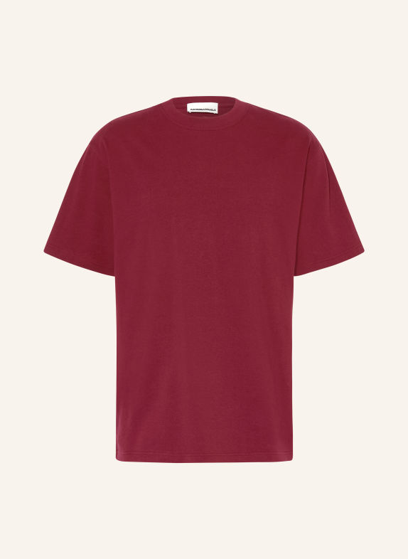 ARMEDANGELS MAARKOS T-shirt DARK RED